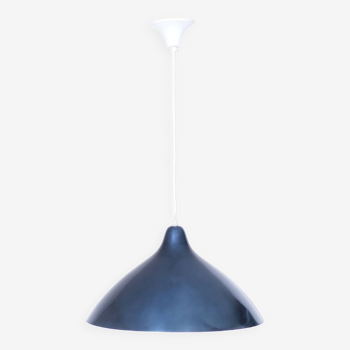 Petrol Blue Pendant Lamp by Lisa Johansson Pape for Orno, 1950s