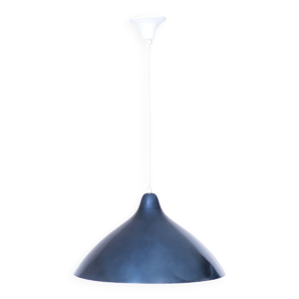 Lampe à Suspension Bleu Pétrole par Lisa Johansson Pape pour Orno, 1950s