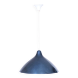 Petrol Blue Pendant Lamp by Lisa Johansson Pape for Orno, 1950s