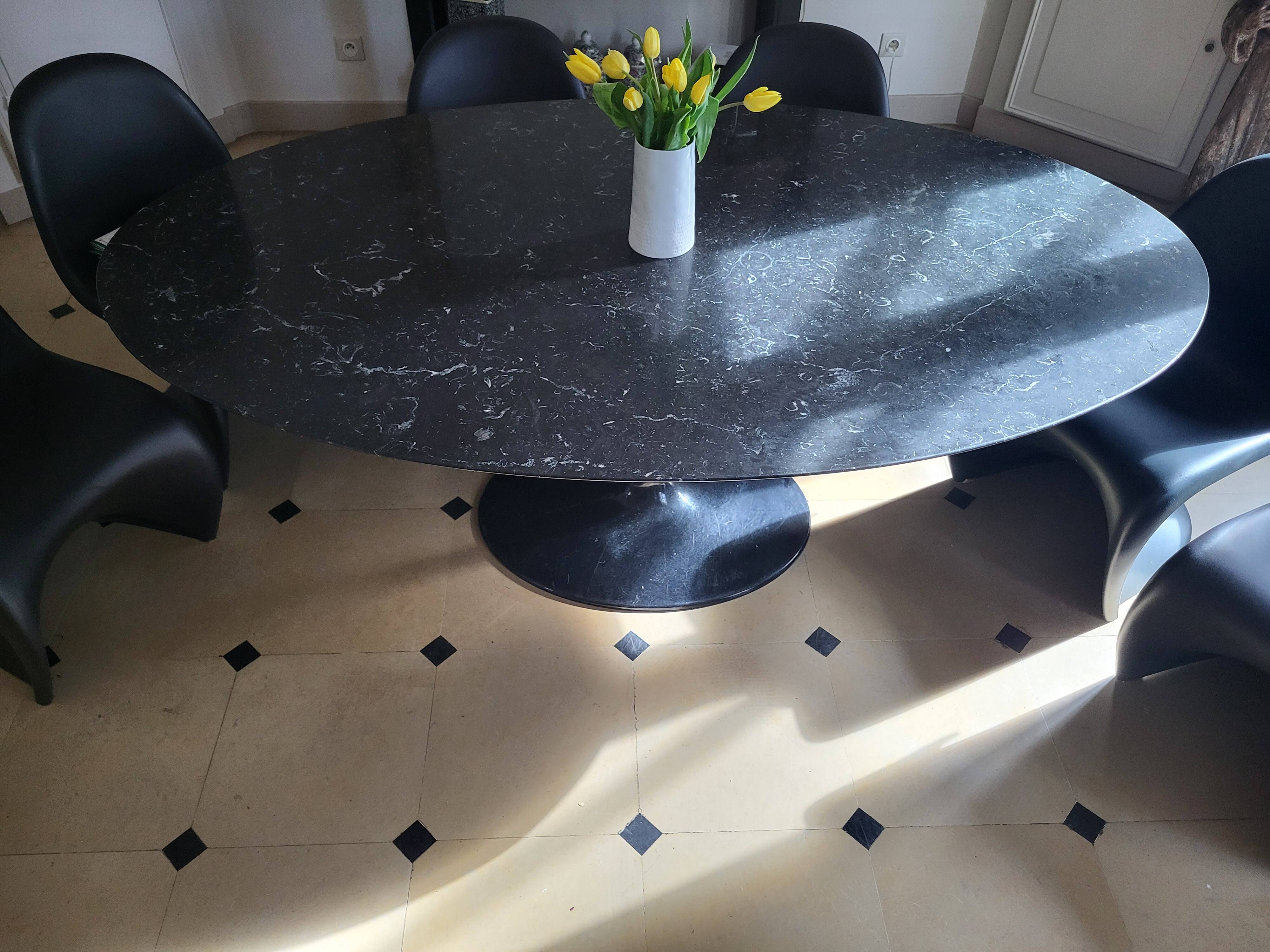 Marble table