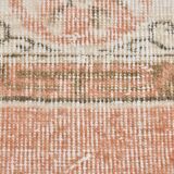 Pale Red & Beige Turkish Runner Rug, 71x301Cm