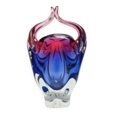 Vase par J. Hospodka pour les verreries Chribska, ancienne Tchécoslovaquie, années 1960