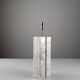 Carrara marble Art Deco lamp base 1940s
