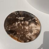 Dish in petrified wood