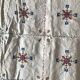 Ensemble nappes serviettes carrés de table brodé vintage