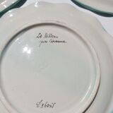 3 plates Cérenne Vallauris Les Pisces