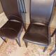 Lot de 4 chaises vintage cuir