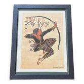 Old dance show poster: the Ballets Russes 1921