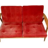 Scandinavian sofa, 2 seats, Sweden, 1950