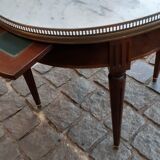 Louis XVI style coffee table with marble