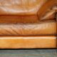 Three-seater sofa De Sede DS17 in restored leather.