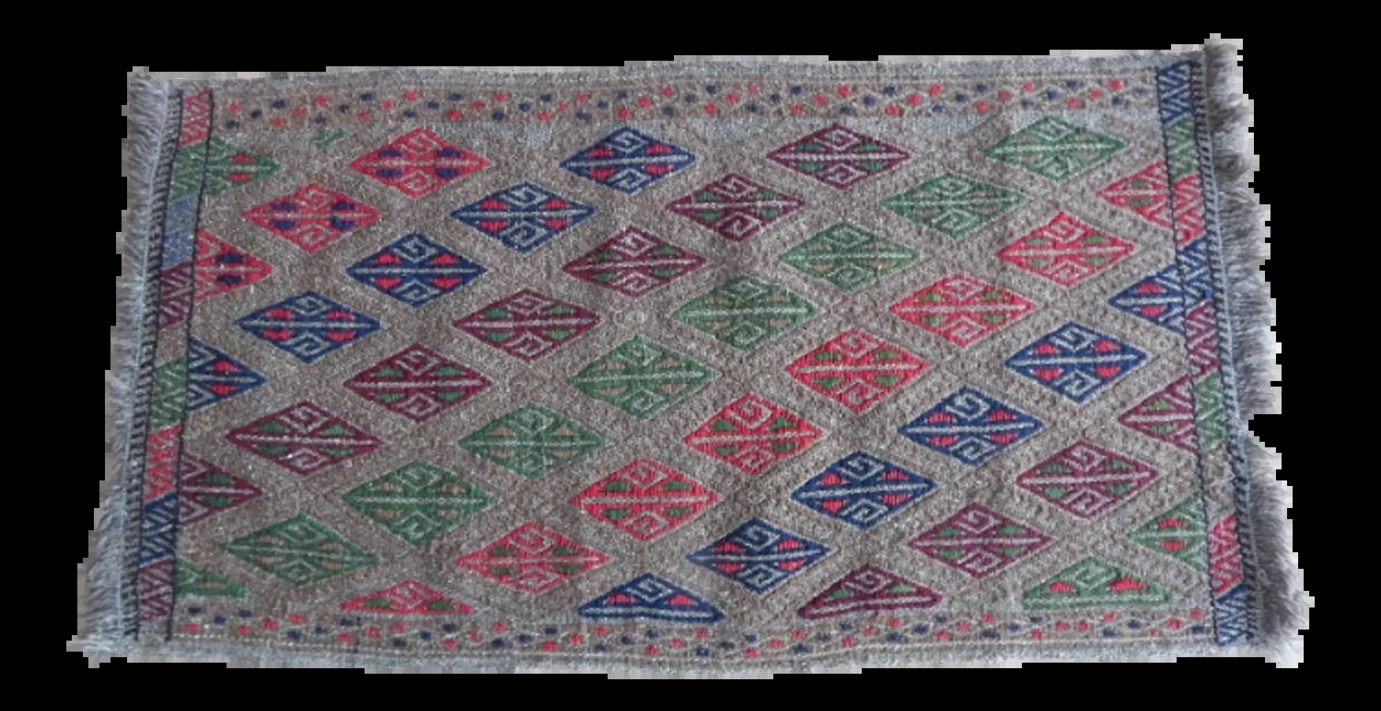 Tapis Kilim turc vintage tissé main