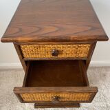 Roche bobois Maugrion rattan chiffonier