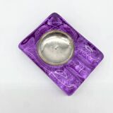 Cendrier « Violet Murano & Silver », 1970s