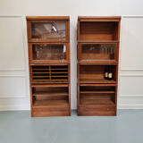 Paire d’armoires de mercerie française C1930