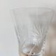 9 chiseled crystal stemmed glasses from the 70s