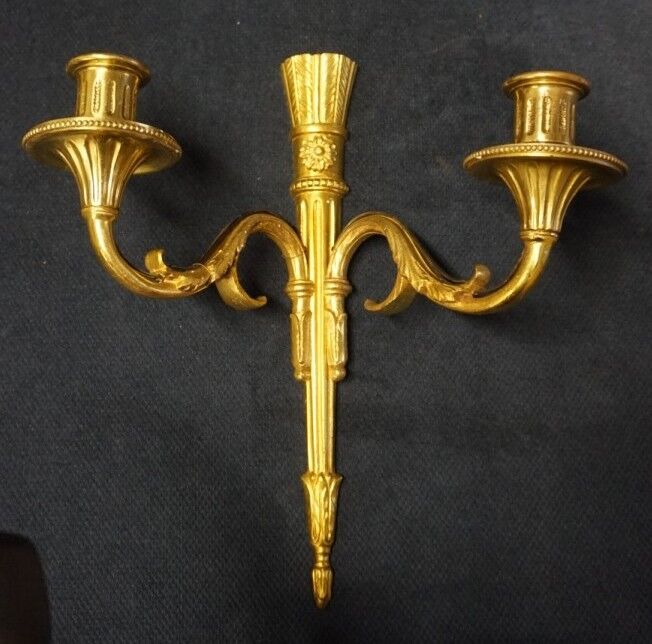 Pair of empire wall sconces