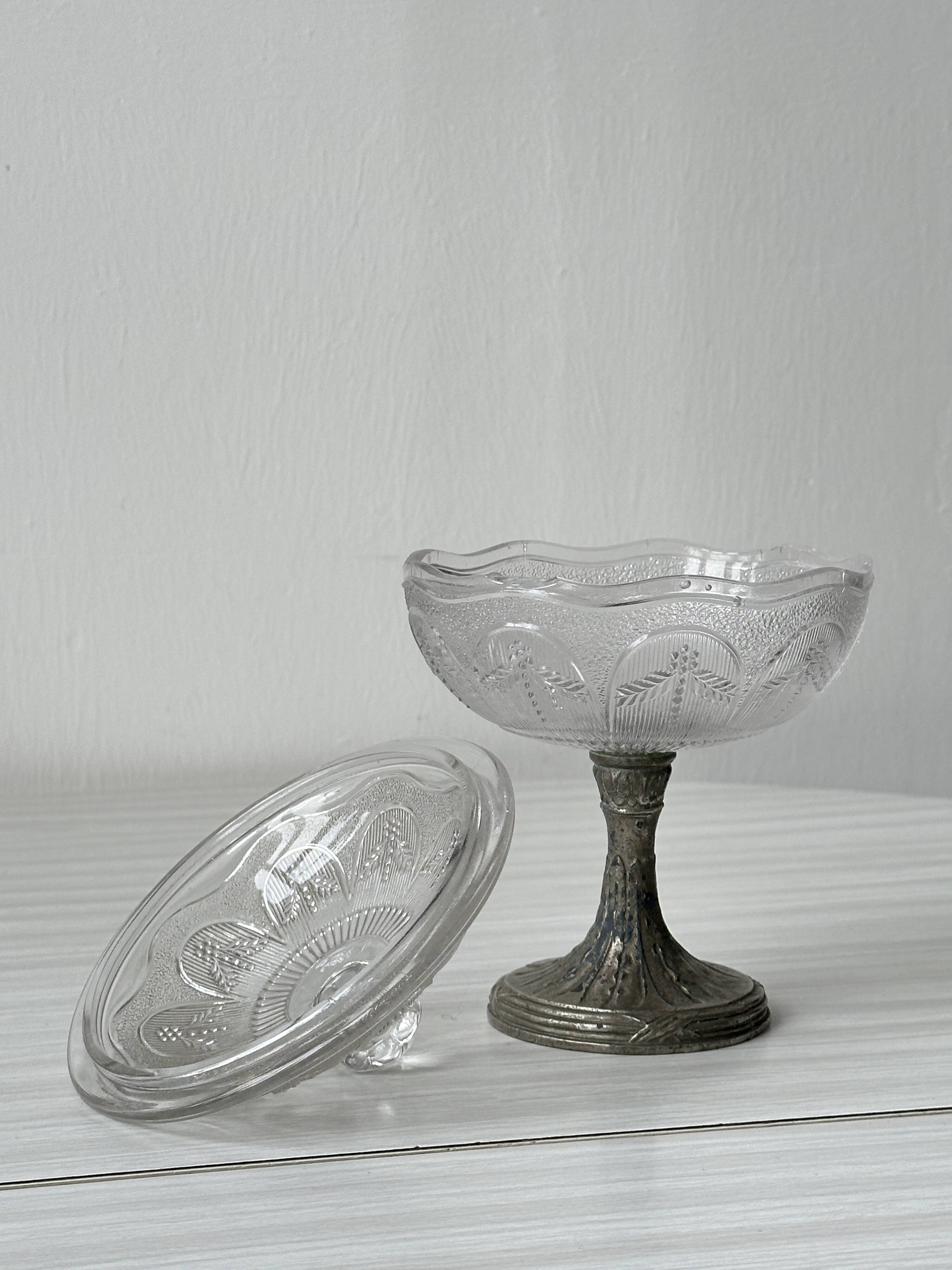 Sugar bowl - candy bowl on foot