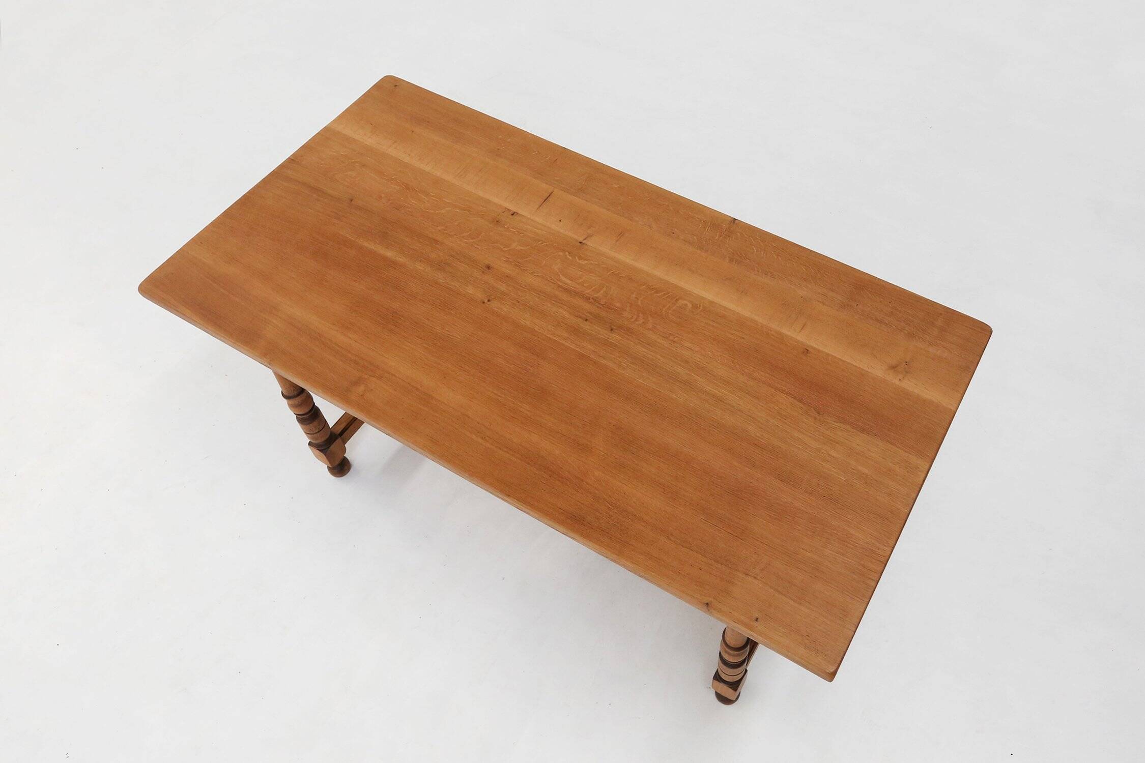20th Century Belgian Oak Dining Table