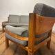 S32 sofa & its S15 armchair by Pierre Chapo, France, 1966