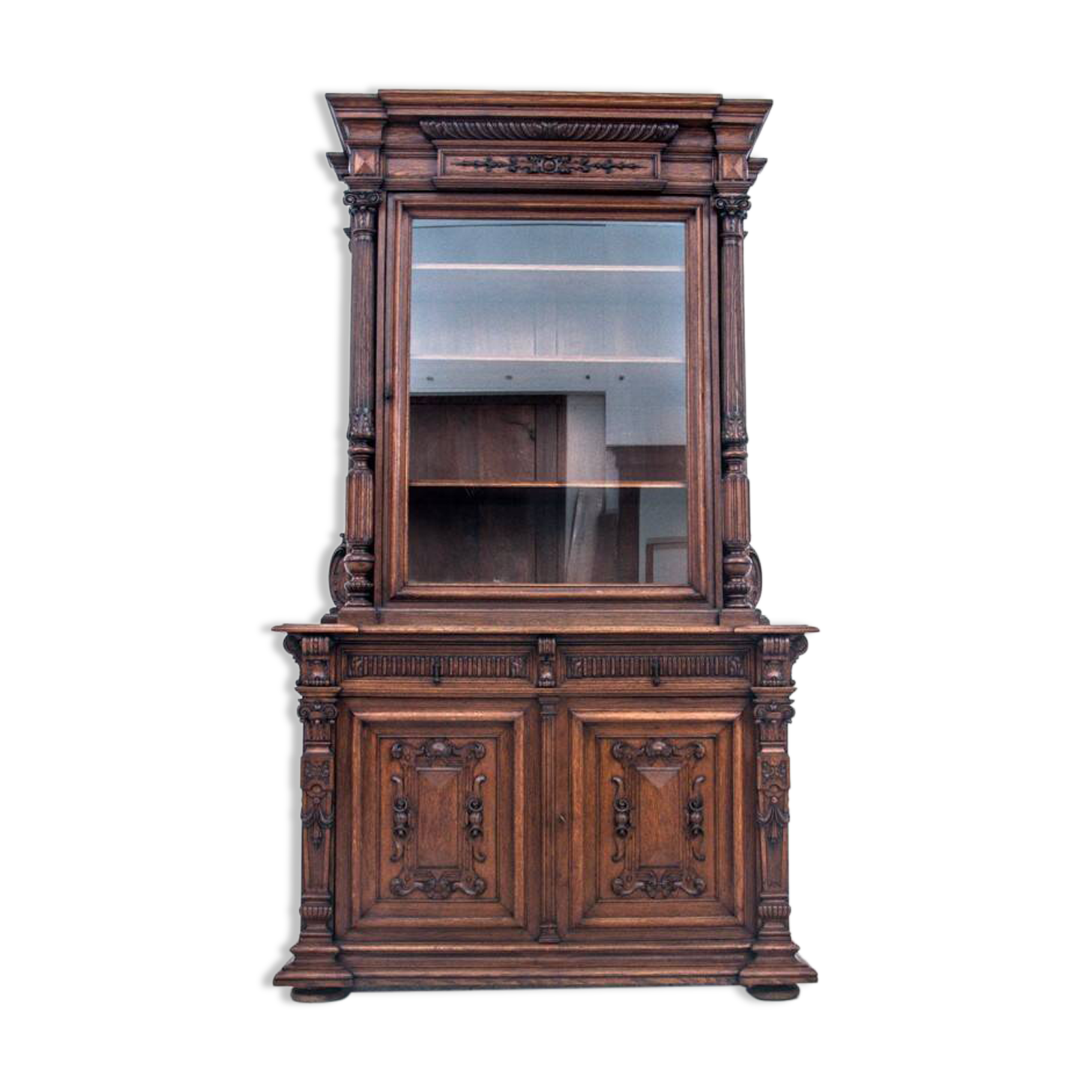 Buffet en chêne, France, vers 1870.