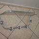 Aluminum coat rack from the 1950s