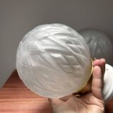 Pair of Art Deco globe wall lights