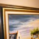 Oil painting on canvas “Hameau” signed Pieronevo