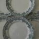 6 dessert plates in earthenware from SAINT AMAND. Argenton model.