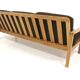 Scandinavian 3-seater oak sofa, Sweden, 1960