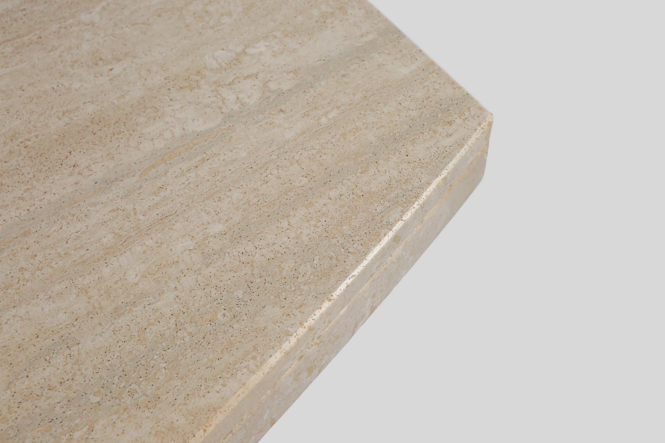 Dinner Table in Travertine, France, 1960s