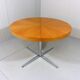 Retractable dining table round oval, 1960’s