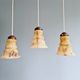 Art Deco pendant light in marbled opaline glass, 1920s-30s