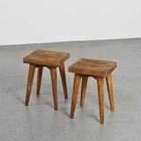 Stools by Christian Durupt, Meribel circa 1960