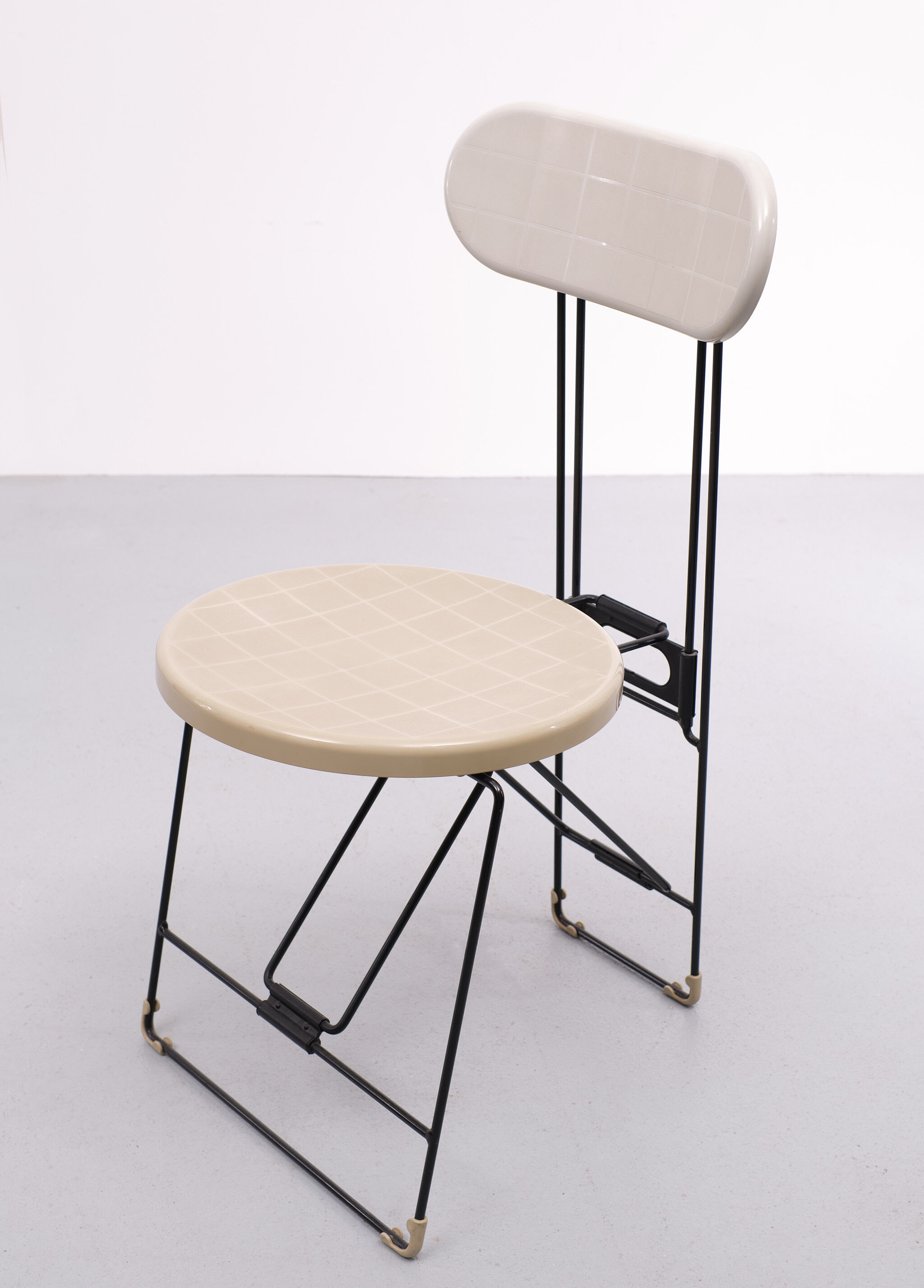 Chaise pliante post-moderne Andries Van Onck, 1984