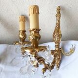 Paire d'appliques bronze