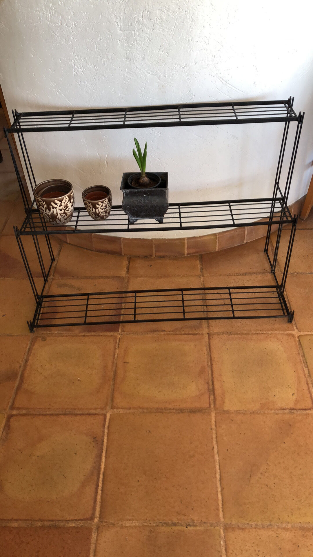 Ancient iron planter