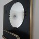 Miroir auxiliaire avec vide poche années 60 40x35cm