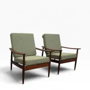 Set of 1960s Scandinavian lounge chairs