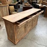 3-door cherry wood sideboard
