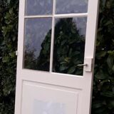 Porte vitrée h197,5xl89,5 de communication moulurée