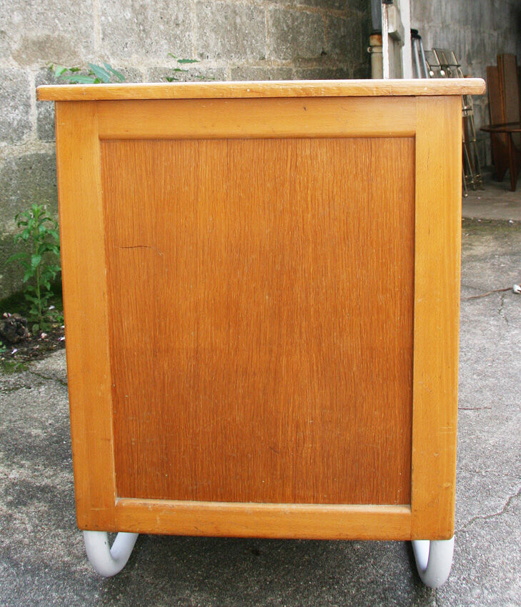 School desk and chair
