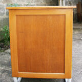 School desk and chair