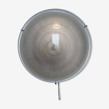 Grande applique en verre et métal années 50 - design Prisma vintage