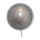 Large glass and metal wall lamp from the 50s - vintage Prisma design