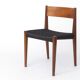 Vintage Poul Cadovius Chair “Pia” for Cado, Danish Teak Chair 1960s, Black