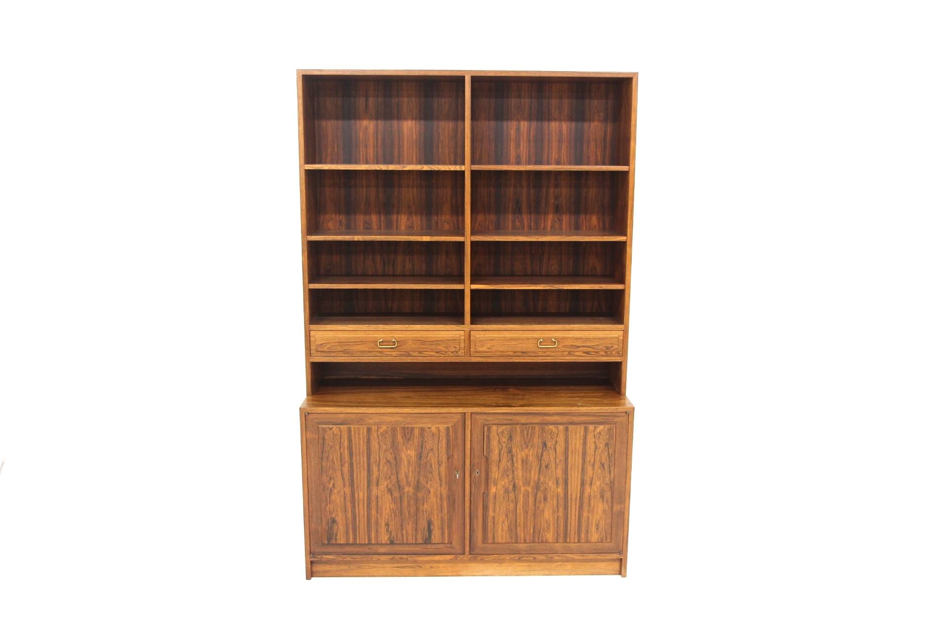 Scandinavian rosewood bookcase, Wirserums Nya Möbelfabrik, Sweden, 1960