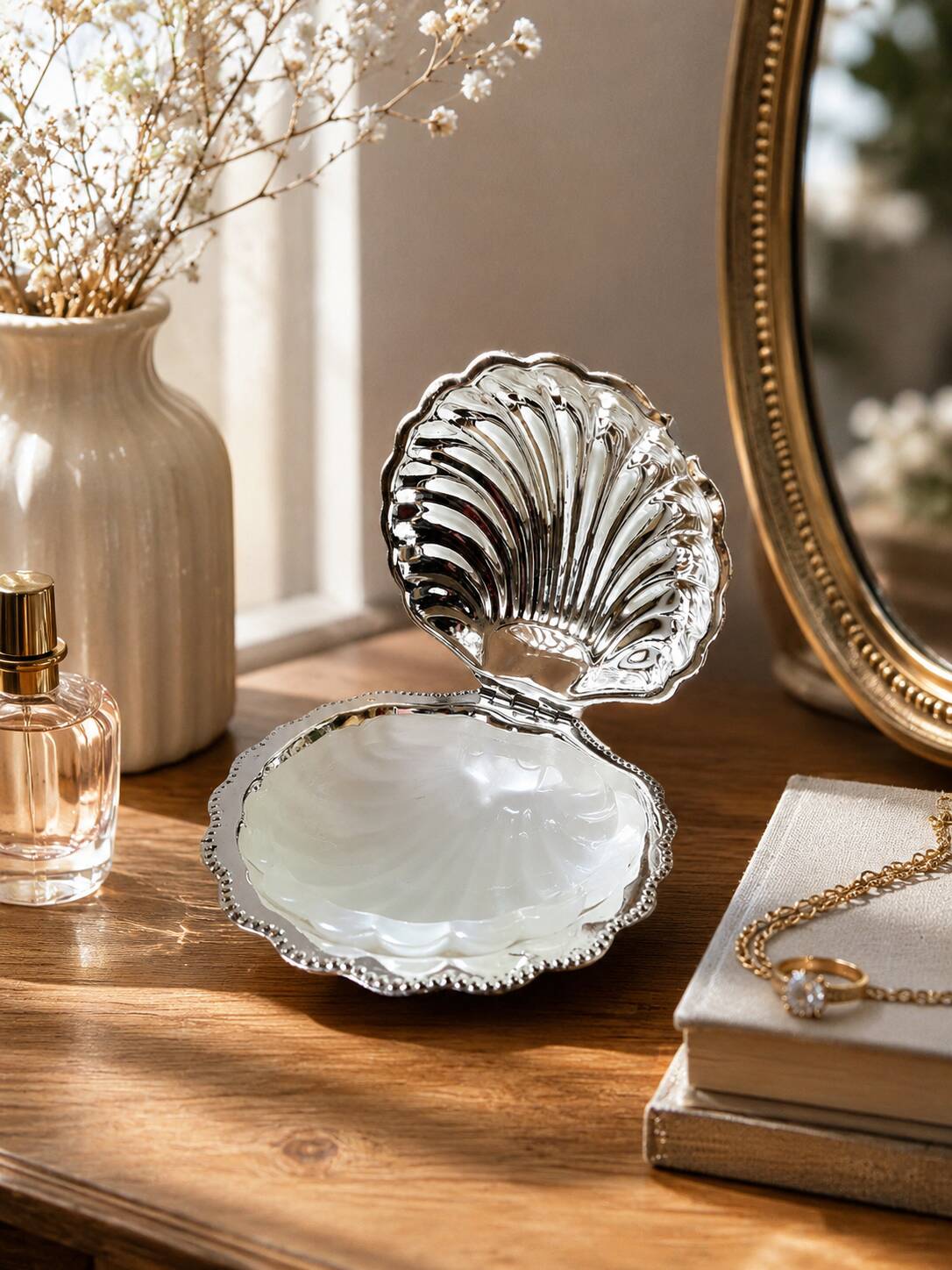 Beurrier coquillage en inox