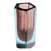 Small Sommerso vase from Murano 1970
