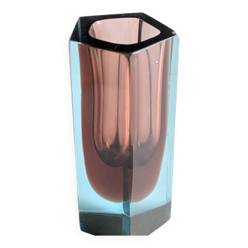 Petit vase Sommerso de Murano 1970